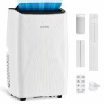 Aire acondicionado portatil 4 en 1 GarveeTech FDP41-3037ZR3 14000 BTU para cuartos hasta 65 m2 con refrigeracion deshumi