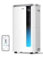 Deshumidificador DREO DR-HDH003S Silver 73 Pintas Energy Star 6.0 para Espacios hasta 2000 pies² Silencioso 42 dB con Ma