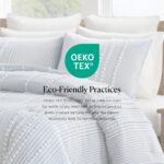 Juego de edredon Harbor House Anslee Pom Pom E&E Co Ltd HH10-1995 tamaño Full Queen 3 piezas algodon textura tufted colo