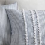 Juego de edredon Harbor House Anslee Pom Pom E&E Co Ltd HH10-1995 tamaño Full Queen 3 piezas algodon textura tufted colo