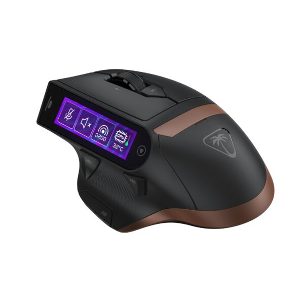 Ratón Inalámbrico Turtle Beach Command Series MC7 TBM-1106-05 pantalla táctil 2.25 pulgadas sensor Owl Eye 30000 DPI 8K