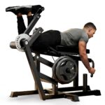 Leg Extension & Curl Machine, 630 Lb Adjustable Leg Curl/Extension Trainer, Seated or Lying Home Gym Equipment, Cable Sy