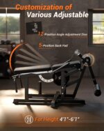 Leg Extension & Curl Machine, 630 Lb Adjustable Leg Curl/Extension Trainer, Seated or Lying Home Gym Equipment, Cable Sy
