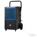 Deshumidificador industrial Takywep 105 pintas portátil con bomba manguera desagüe automático temporizador 4 ruedas para