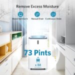 Aire acondicionado portátil 4 en 1 Electactic OL-BA012C-10CD/C 14000 BTU enfría 65 metros cuadrados ventilador deshumidi
