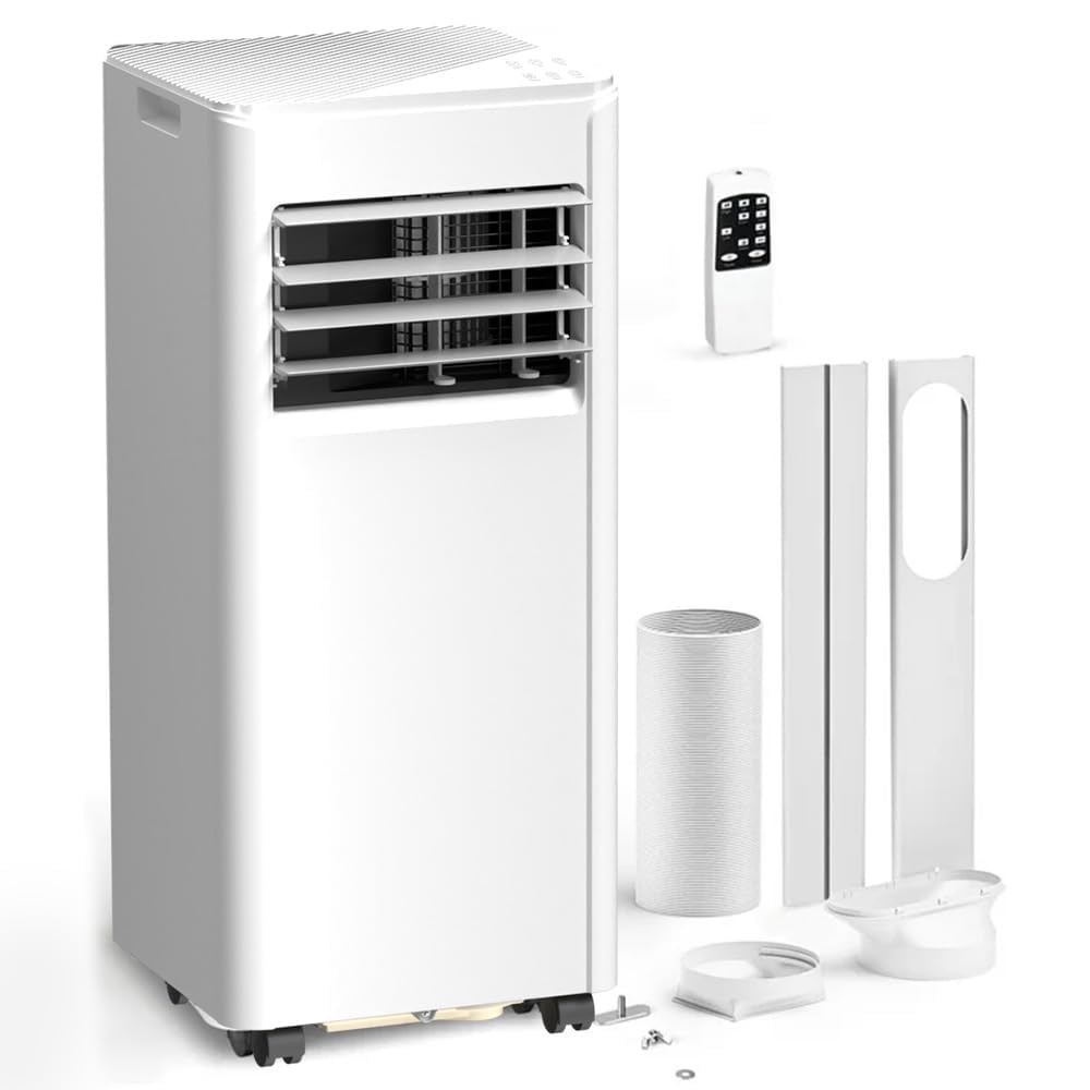 Version 1.0.0 Aire acondicionado portátil Electactic OL-A016FN06N3 10000 BTU 3 en 1 enfría hasta 42 m2 pantalla LED control remoto des
