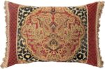 Juego de edredón de lujo acolchado a mano Tangiers Pacific Coast Home Furnishings Inc TG3PC-QN-CS estilo chenille 5 piez