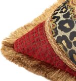 Juego de edredón de lujo acolchado a mano Tangiers Pacific Coast Home Furnishings Inc TG3PC-QN-CS estilo chenille 5 piez