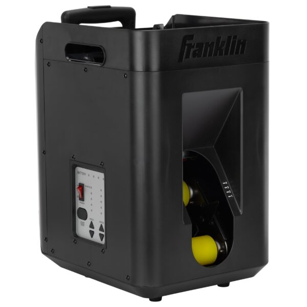 Franklin Sports Pickleball Launcher - Portable Auto Launcher - 5 Speeds, 4 Angles, Shuffle Mode - Rechargeable - Battery