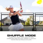 Franklin Sports Pickleball Launcher - Portable Auto Launcher - 5 Speeds, 4 Angles, Shuffle Mode - Rechargeable - Battery
