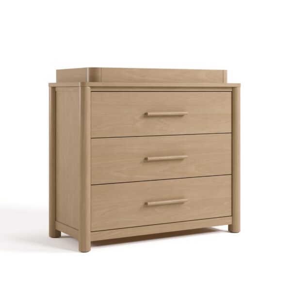 Storkcraft Malta 3 Drawer Chest with Removable Changing Topper – GREENGUARD Gold Certified, Wood Dresser for Baby & Kids