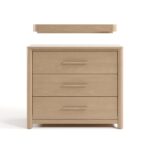 Storkcraft Malta 3 Drawer Chest with Removable Changing Topper – GREENGUARD Gold Certified, Wood Dresser for Baby & Kids