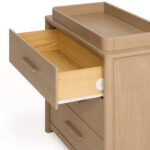 Storkcraft Malta 3 Drawer Chest with Removable Changing Topper – GREENGUARD Gold Certified, Wood Dresser for Baby & Kids