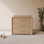 Storkcraft Malta 3 Drawer Chest with Removable Changing Topper – GREENGUARD Gold Certified, Wood Dresser for Baby & Kids