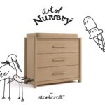 Storkcraft Malta 3 Drawer Chest with Removable Changing Topper – GREENGUARD Gold Certified, Wood Dresser for Baby & Kids