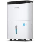 Deshumidificador Kesnos YDA-150PM 150 Pintas Energy Star 2025 con Bomba para Espacios hasta 7500 pies² y Manguera de Dre