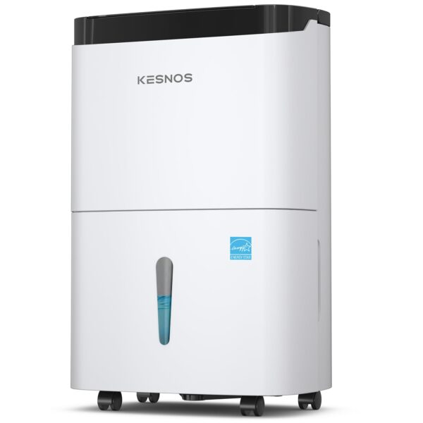 Deshumidificador Kesnos YDA-150PM 150 Pintas Energy Star 2025 con Bomba para Espacios hasta 7500 pies² y Manguera de Dre
