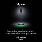 Aspiradora Inalámbrica Dyson V16 Piston Animal 640975-01 - 315 W, 70 min, Antienredos