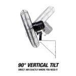 Ventilador de Pared Oscilante OEMTOOLS 44883 24 Pulgadas 4216 CFM Motor IP44 3 Velocidades para Exteriores Patios y Gara