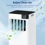 Aire acondicionado portátil 4 en 1 Antarctic Star OL-A016GG06N3 10500 BTU enfría 42 metros cuadrados modo seco ventilado