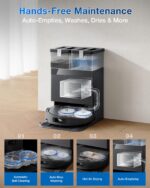 Robot Aspirador y Trapeador ECOVACS DEEBOT T30e OMNI – Succión 20,000Pa, ZeroTangle 3.0 Antienredos, Estación Autolimpia