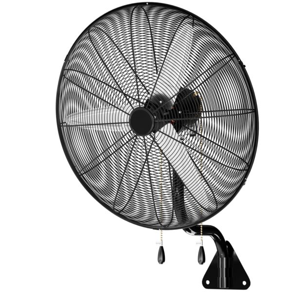Ventilador de Pared Oscilante Uthfy FB-30-2 – 30 Pulgadas, 11,200 CFM, 3 Velocidades, 200W, Cable Doble Jale