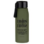 Botellas de Agua Deportivas Christian Brands N6749 Cilindros de Plástico con Tapa de Rosca y Correa 473 ml 16 oz Paquete