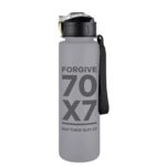Botellas de agua deportivas de plástico Christian Brands R0551 paquete de 4 piezas de 24 onzas con popote integrado y co