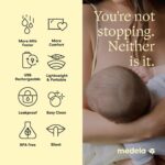 Medela Melody InBra Wearable Electric Breast Pump | Easy Fit, Fully In-Bra, Hands Free, Soft Comfort, Slim, Pump-and-Sto
