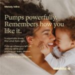 Medela Melody InBra Wearable Electric Breast Pump | Easy Fit, Fully In-Bra, Hands Free, Soft Comfort, Slim, Pump-and-Sto