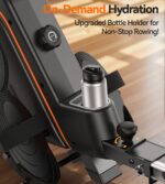 Maquina de Remo YOSUDA Magnetica Plegable con Resistencia 16 Niveles Bluetooth Monitor LCD y Cojin