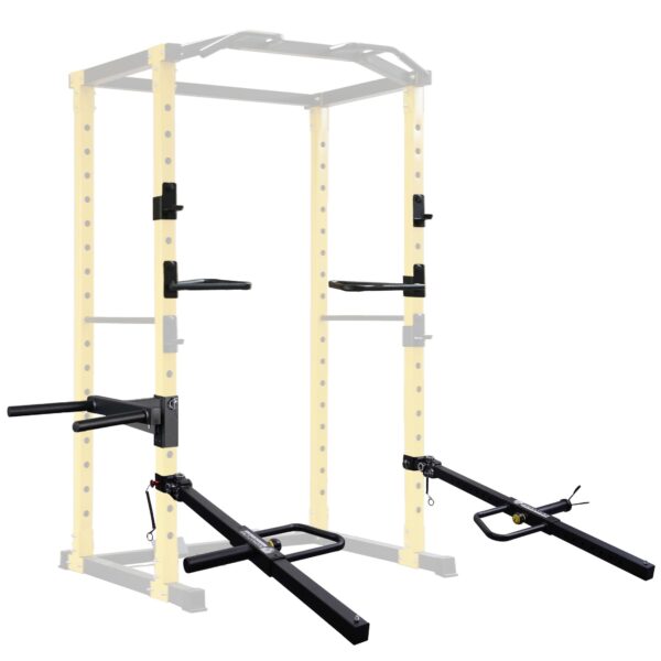 Fitvids Power Cage - Accesorios para sentadillas de varios tamaños, brazos de bloqueo ajustables mejorados, brazos de pa