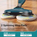 Trapeador Vapor OLIXIS AS-ZTB42ST-IGN 4 Modos Almohadillas Giratorias 2 LED 220 RPM Cable 5 m