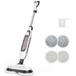 Trapeador a Vapor NEWBULIG AS-ZTB42ST-WT 4 Modos 220/180 RPM Almohadillas Giratorias LED