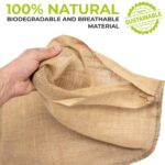 Bolsas de yute natural Keep N Store BB-4872-10 48x72 pulgadas paquete de 10 sacos de arpillera para almacenamiento de ve