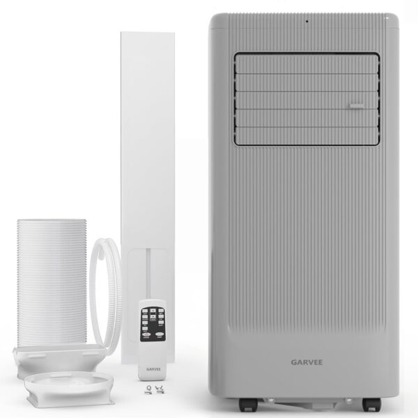 Aire acondicionado portátil Garvee PHK 337HI5X7bO 10000 BTU deshumidificador ventilador modo sueño temporizador 24 horas