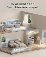 Aire acondicionado portátil Garvee PHK 337HI5X7bO 10000 BTU deshumidificador ventilador modo sueño temporizador 24 horas