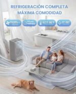 Aire acondicionado portátil Garvee PHK 337HI5X7bO 10000 BTU deshumidificador ventilador modo sueño temporizador 24 horas