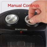 Calentador de Cerámica Personal BLACK+DECKER BHDC201 para Escritorio con Termostato, 3 Modos, 1500 W