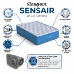Colchón de aire SensAir Boyd Sleep MM02020TW tamaño individual 20 pulgadas bomba Sure-Lock anti-fugas topper ventilado s