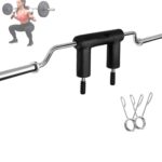 7FT Safety Squat Bar Load 700LBS, 2" Sleeve Barbell with Comfortable Neck Pad, ideal for Free Weights Strength Training