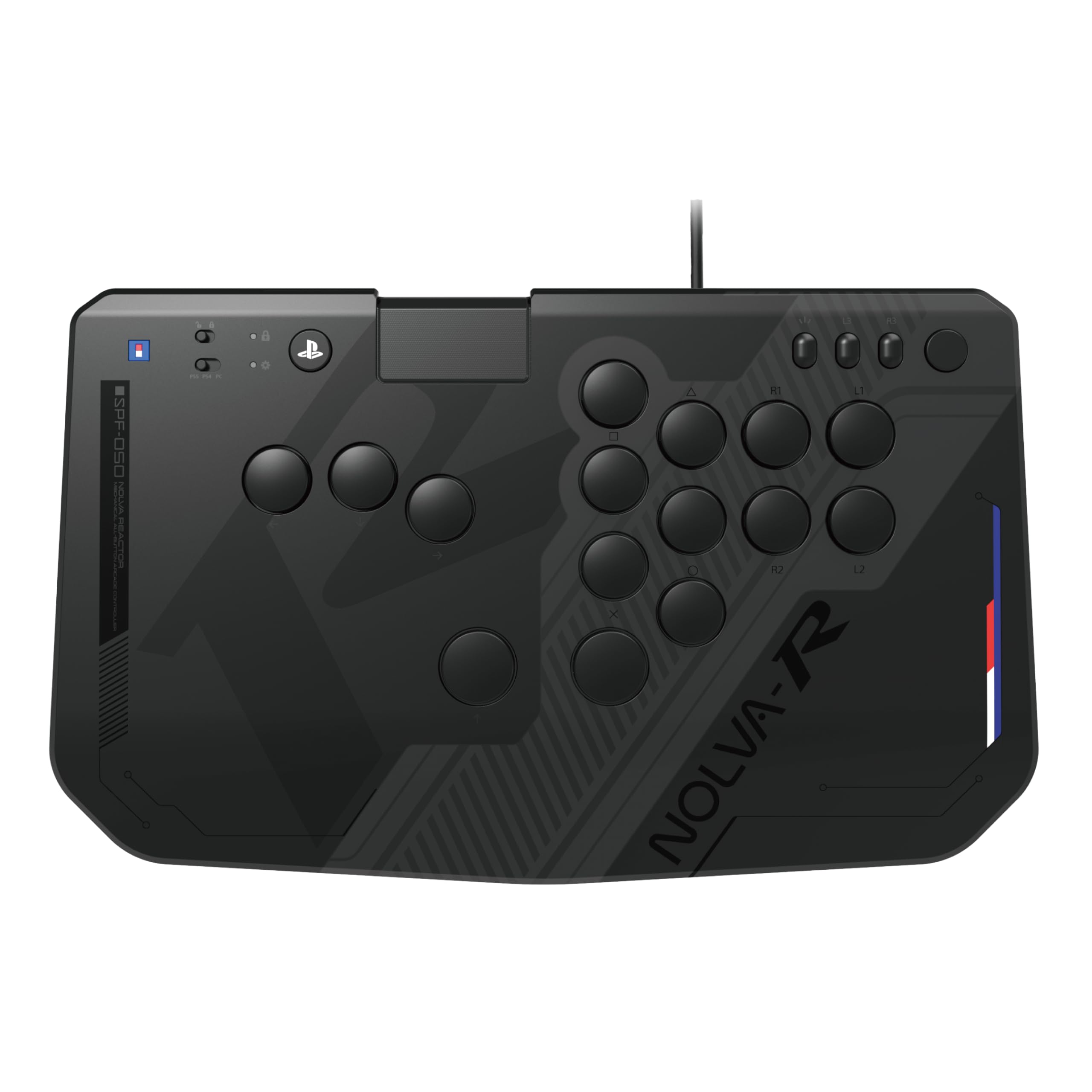Version 1.0.0 Controlador Arcade Mecánico Todos los Botones HORI NOLVA Reactor SPF-050U para PlayStation 5 PlayStation 4 Windows PC