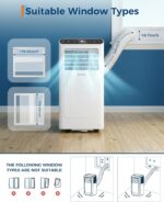 Paquete 2 aires acondicionados portátiles 3 en 1 con deshumidificador y ventilador Garvee aUJ-9YgrLzyysCwycT-f08DH-d 800