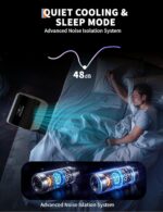 Aire acondicionado portátil Garvee TAC-10CHPD/NWSGBp 14000 BTU 3 en 1 refrigeración deshumidificador ventilador hasta 70