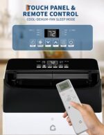 Aire acondicionado portátil Garvee TAC-10CHPD/NWSGBp 14000 BTU 3 en 1 refrigeración deshumidificador ventilador hasta 70