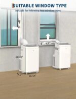 Aire acondicionado portátil 3 en 1 Garvee JHS-A018H-08KR-D 12000 BTU refrigeración deshumidificador ventilador para habi