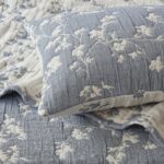 Juego de edredon botanico jacquard Harbor House E&E Co. Ltd DBA JLA Home HHD14-1990 3 piezas Queen reversible floral 480