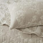 Juego de colcha reversible jacquard algodón 3 piezas E&E Co. Ltd DBA JLA Home Harbor House Botanical HHD14-1993 diseño f