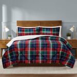Truly Soft Cuddle Warmth Ivan Plaid Pem America CS3142IPKG-1500 juego de edredón King cuadros abrigo