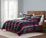 Truly Soft Cuddle Warmth Ivan Plaid Pem America CS3142IPKG-1500 juego de edredón King cuadros abrigo